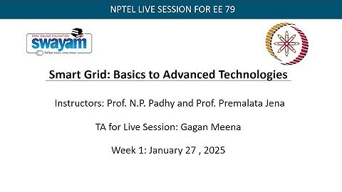 Smart Grid Basics to Advanced Technologies 2025: Week 1