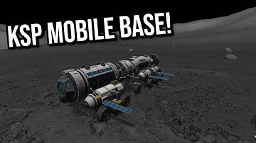 Building My First Mun Mobile Base On KSP!