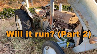Forgotten 50's Tractor in the Woods - Will it Start? (Christmas special part 2)