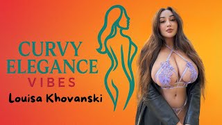 Louisa Khovanski instagram star💫 Style, Power & Grace #model#curvy#fhasion