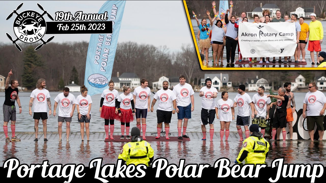2023 Portage Lakes Polar Bear Jump Akron, Ohio Portage Lakes YouTube