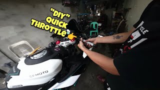 INSTALLING "DIY" QUICK THROTTLE! CFMOTO 450SR