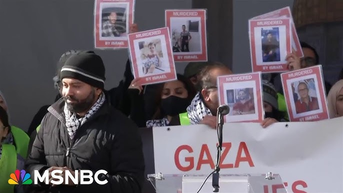March For Gaza Rally Held In Washington As Israel Hamas War Nears 100 Days