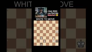 The ULTIMATE Stalemate Trap! Find Mate in 2 🤔 #Shorts#chess