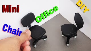 DIY Miniature Realistic Office Chairs Dollhouse # 1