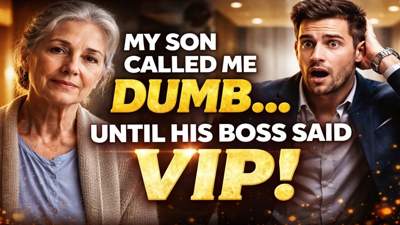 My Son Called Me Too Dumb With Money Until His Boss Called Me VIP | Emotional Mother Story