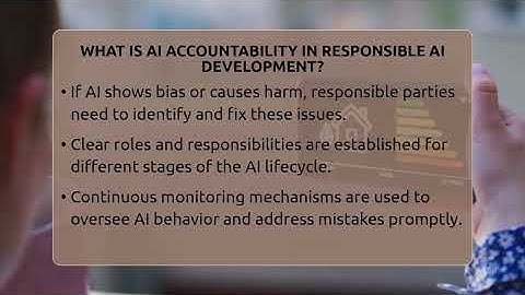 What Is AI Accountability In Responsible AI Development? - Talking Tech Trends