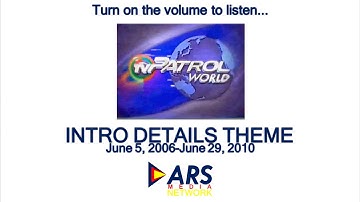 TV Patrol World newscaster