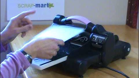 Sizzix Big Shot Express Texture Plate Demo