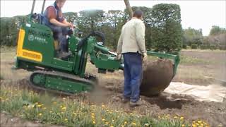 Holmac HZC 32  Sert ve kuru toprakta fidan söküyor