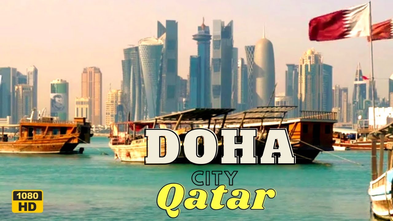 Doha Qatar HD Drone video ULTRA HD 1080  UHD 60FPS in Doha Qatar 🇶🇦