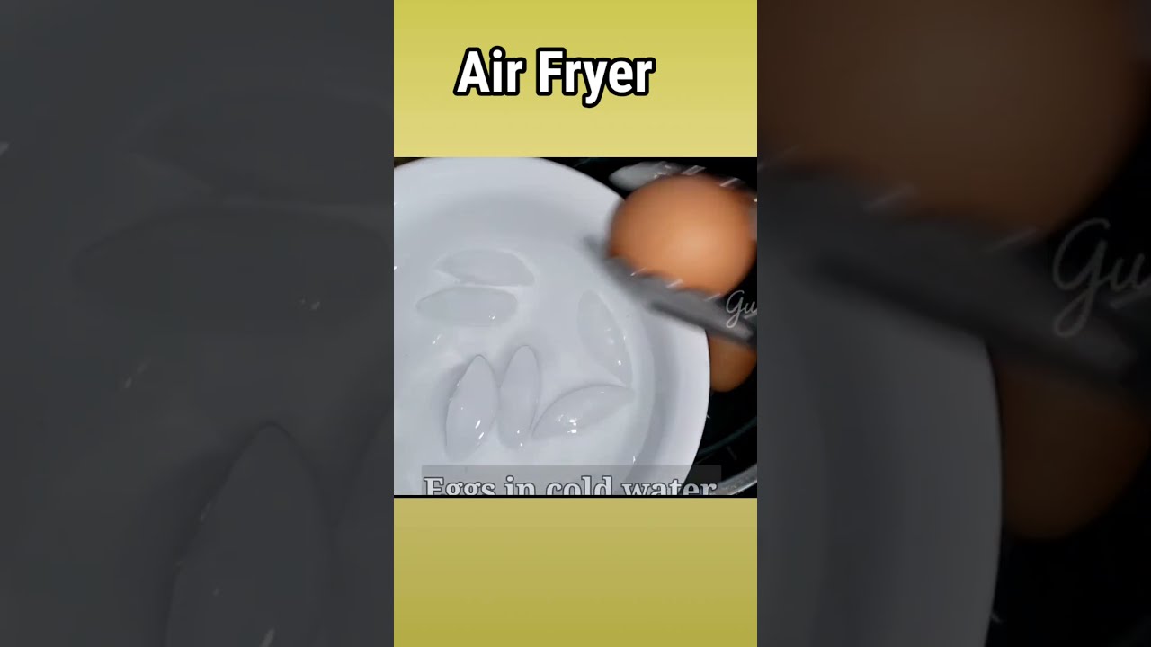 Air Fried Hard Boiled Eggs in Instant Pot Air Fryer Lid Instant Pot