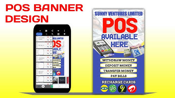 How To Design A POS BANNER | Banner design | Flyer Design | Pixelab tutorials ✅😎 @rexeetv8924