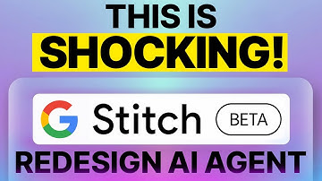 NEW Google Stitch Redesign AI Agent is INSANE (FREE!)