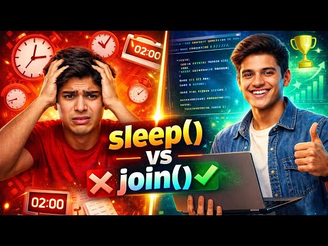 Java sleep() and join() Explained in Hindi | Thread Methods | Important concept 