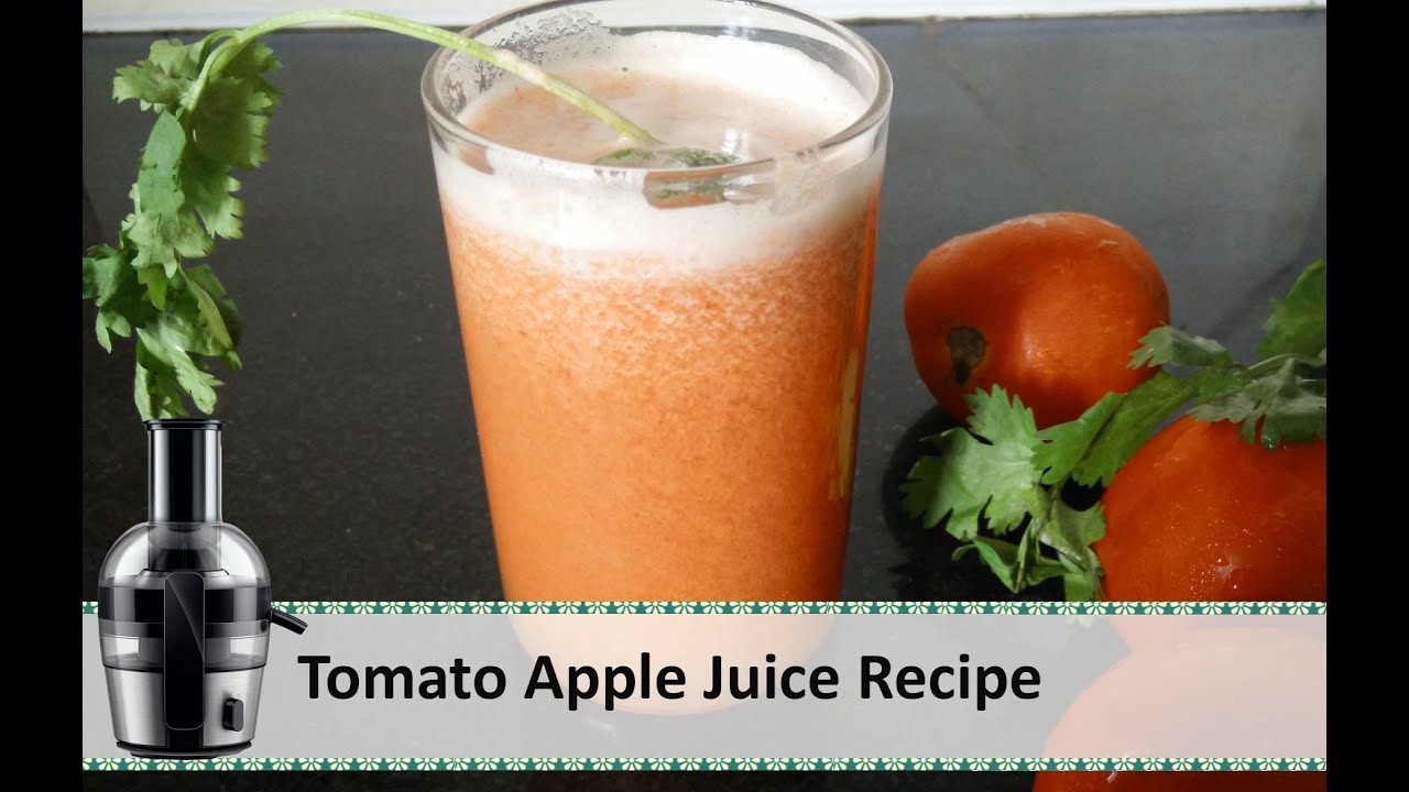 Tomato Apple Juice | Apple Tomato Juice | Juice Recipes by Healthy Kadai
