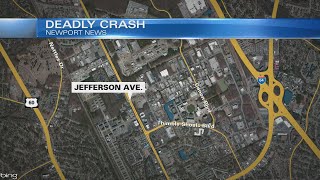 Motorcyclist dead following multi-vehicle crash on Jefferson Ave in Newport News