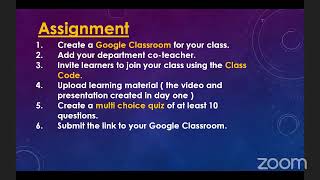 COHORT2 DAY5 Session on Use of WhatsApp and Google Classroom -Edify Teachers' Elearning Training screenshot 3