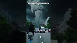 💨 “City in Chaos! Watch This Massive Tornado Tear Through Streets! 🌪️” #Tornado #Disaster#Storm