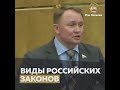 Виды российских законов