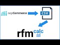 How to export nopCommerce orders to a CSV file and what fields does a nopCommerce CSV file contain