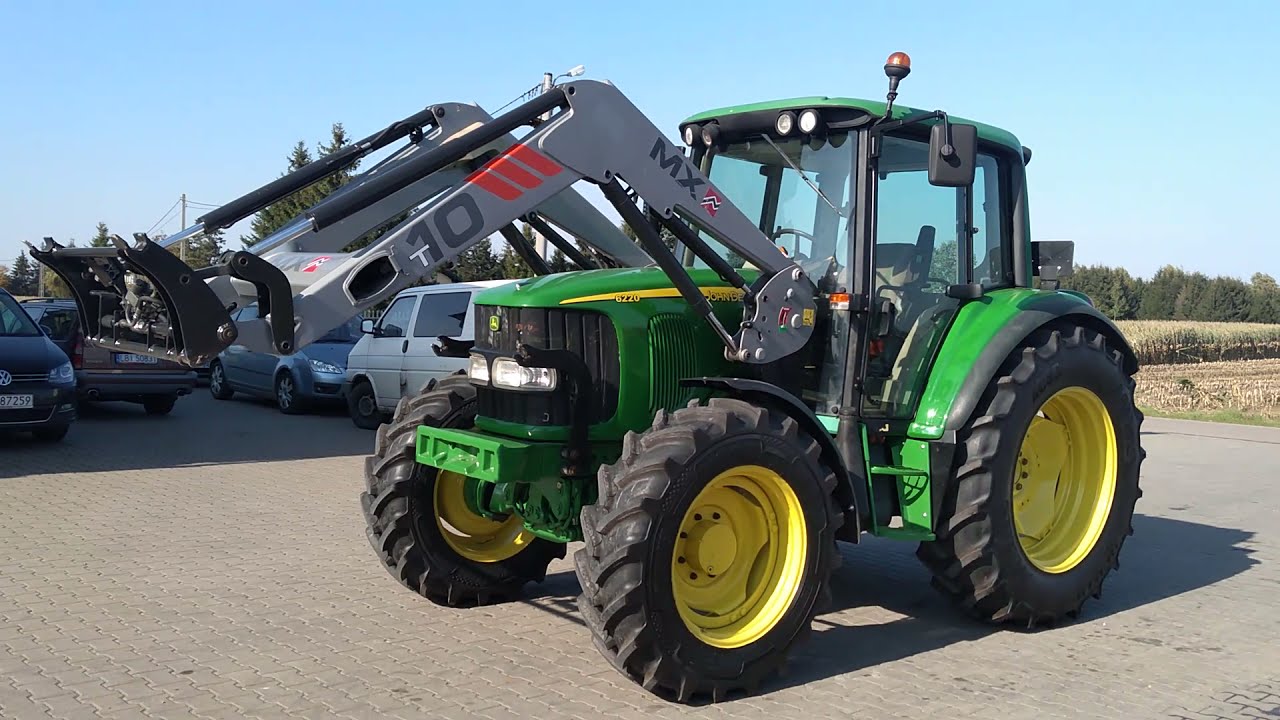 John Deere 6220 2004R TLS Ładowacz MX T10