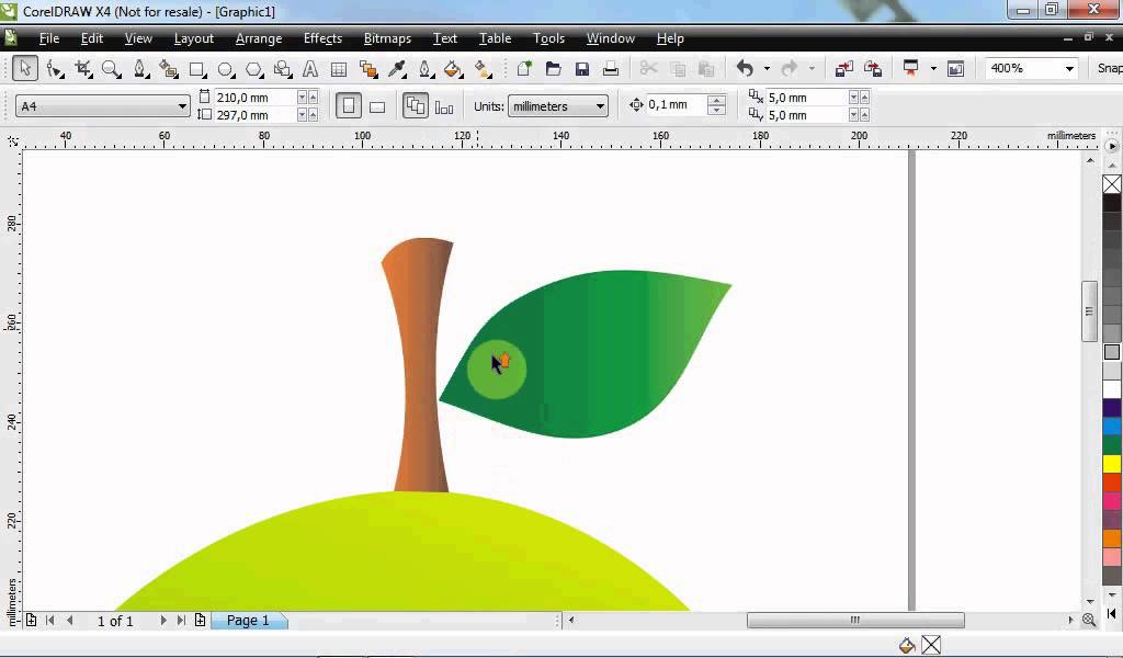 cara membuat gambar  mangga di coreldraw  step by step YouTube