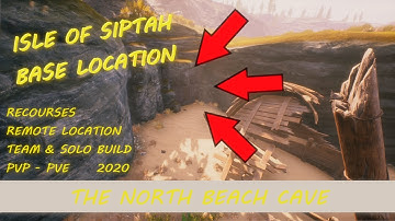 Conan Exiles Isle of Siptah Secret Base Location PvP | Beach Cave | #YouShallObey