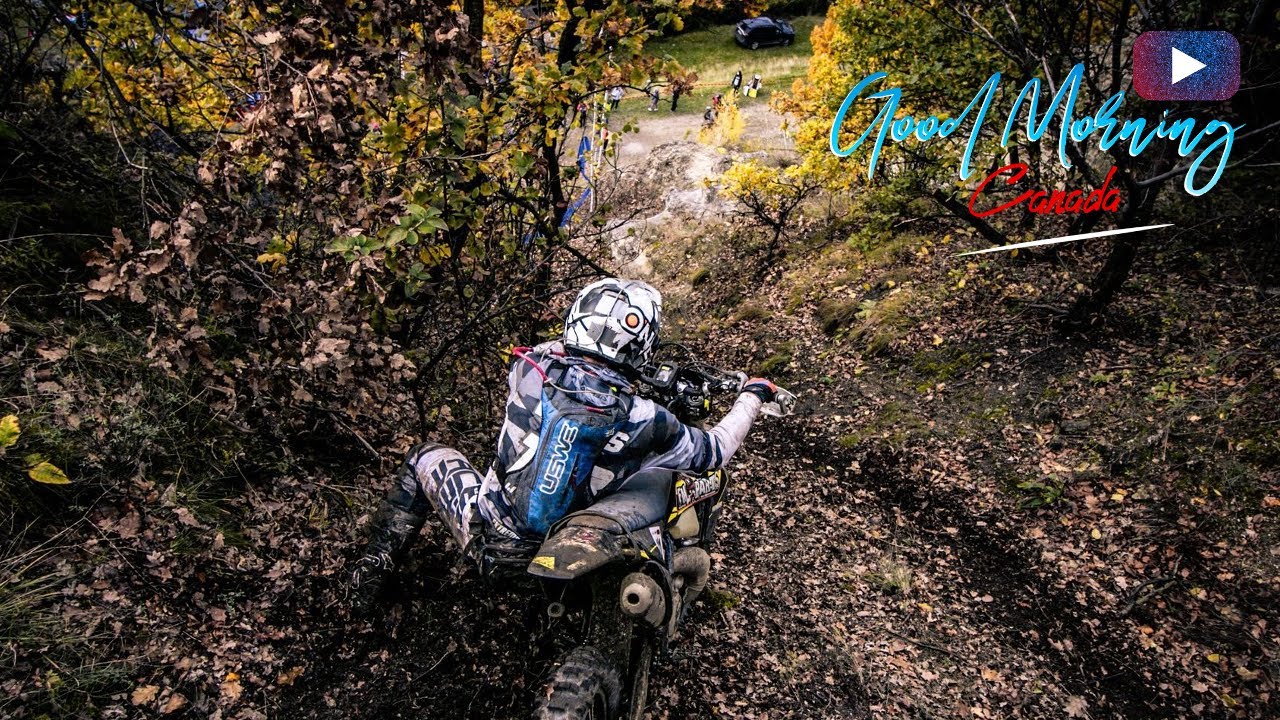 Hard Enduro Riding Through the Forest