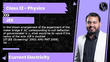 In the shown arrangement of the experiment of the meter bridge if A C corresponding to null defle...