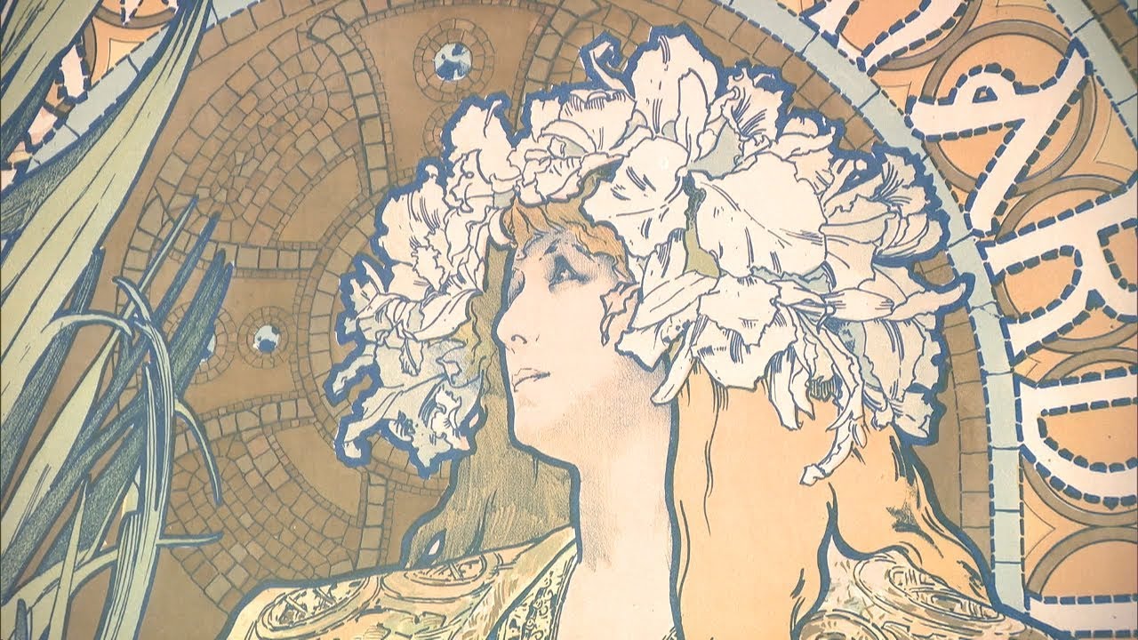 日本と西洋の芸術の交流を紹介 アルフォンス・ミュシャの展覧会 岡山