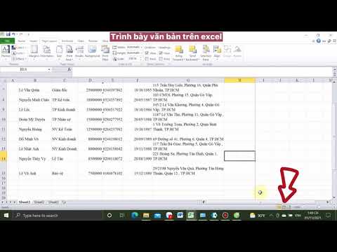 CÁCH TẠO VÀ TRÌNH BÀY VĂN BẢN TRÊN EXCEL mới nhất 2023