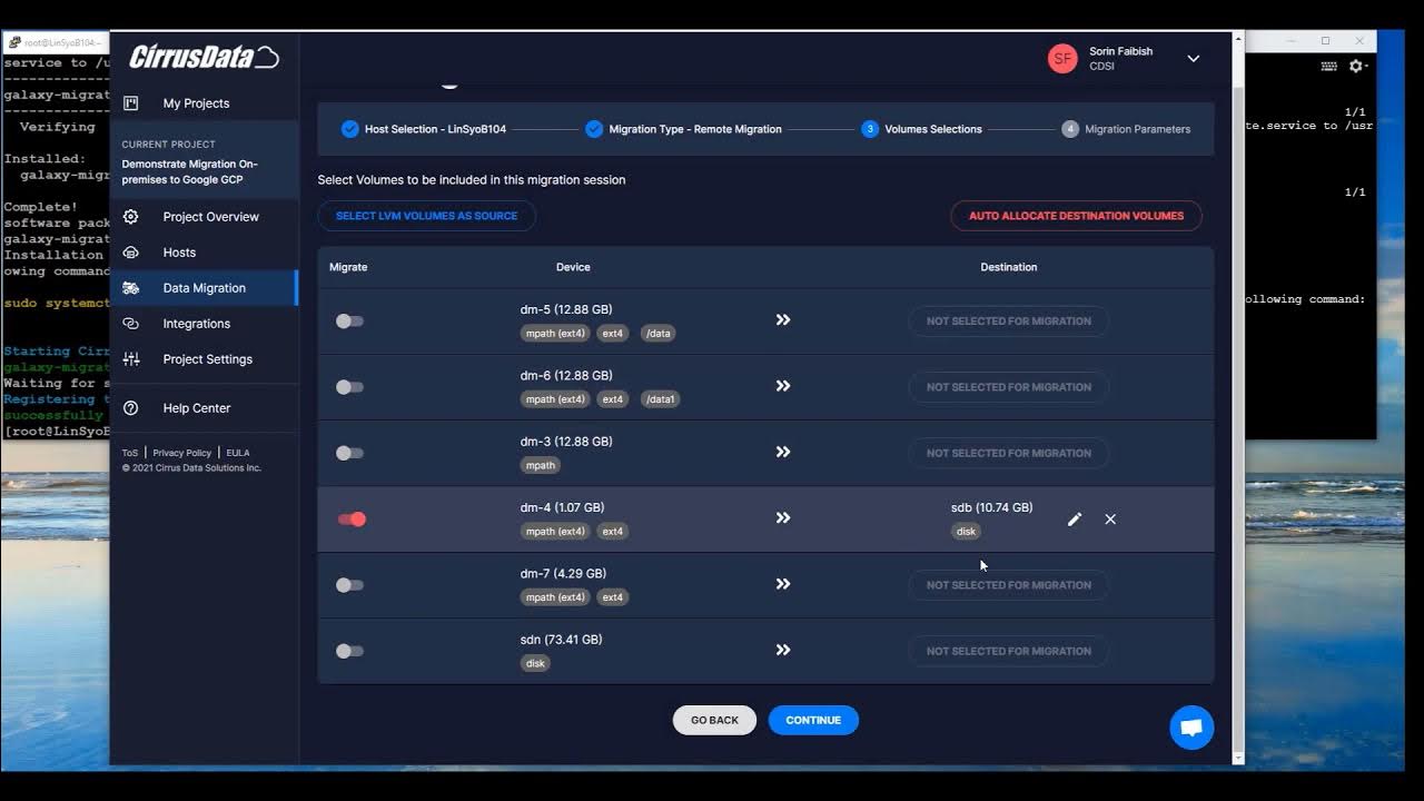 cirrus-migrate-cloud-data-migration-demo-migration-from-on-premises