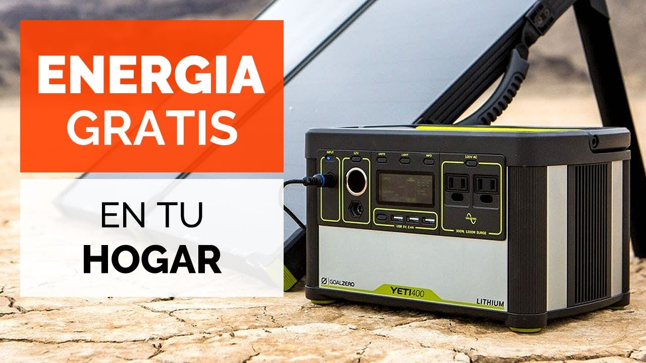 SAVE ELECTRICITY! Goal Zero Yeti 400 Portable Solar Power