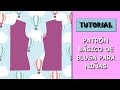 PATRÓN BÁSICO DE BLUSA 👚 PARA NIÑAS 👧| Descarga GRATIS Tabla de Medidas || LECCIÓN # 44