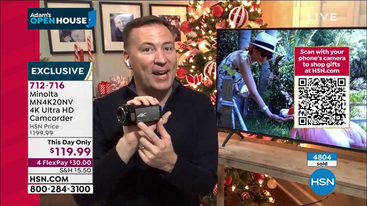 Minolta MN4K20NV 4K Ultra HD Camcorder with Night Vision YouTube