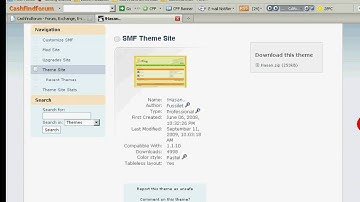How to install a new theme on SMF forums