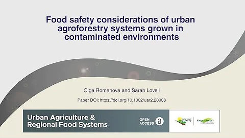 Food safety considerations for urban agroforestry