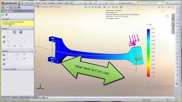 SolidWorks Simulation - Cambered Beam With Flex Feature