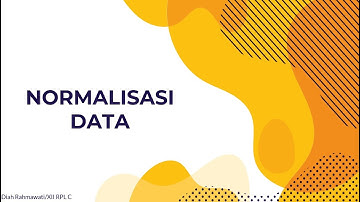 Normalisasi Data - XII RPL C / 10