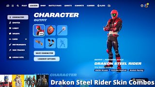 Drakon Steel Rider Skin Combos (Fortnite Battle Royale)