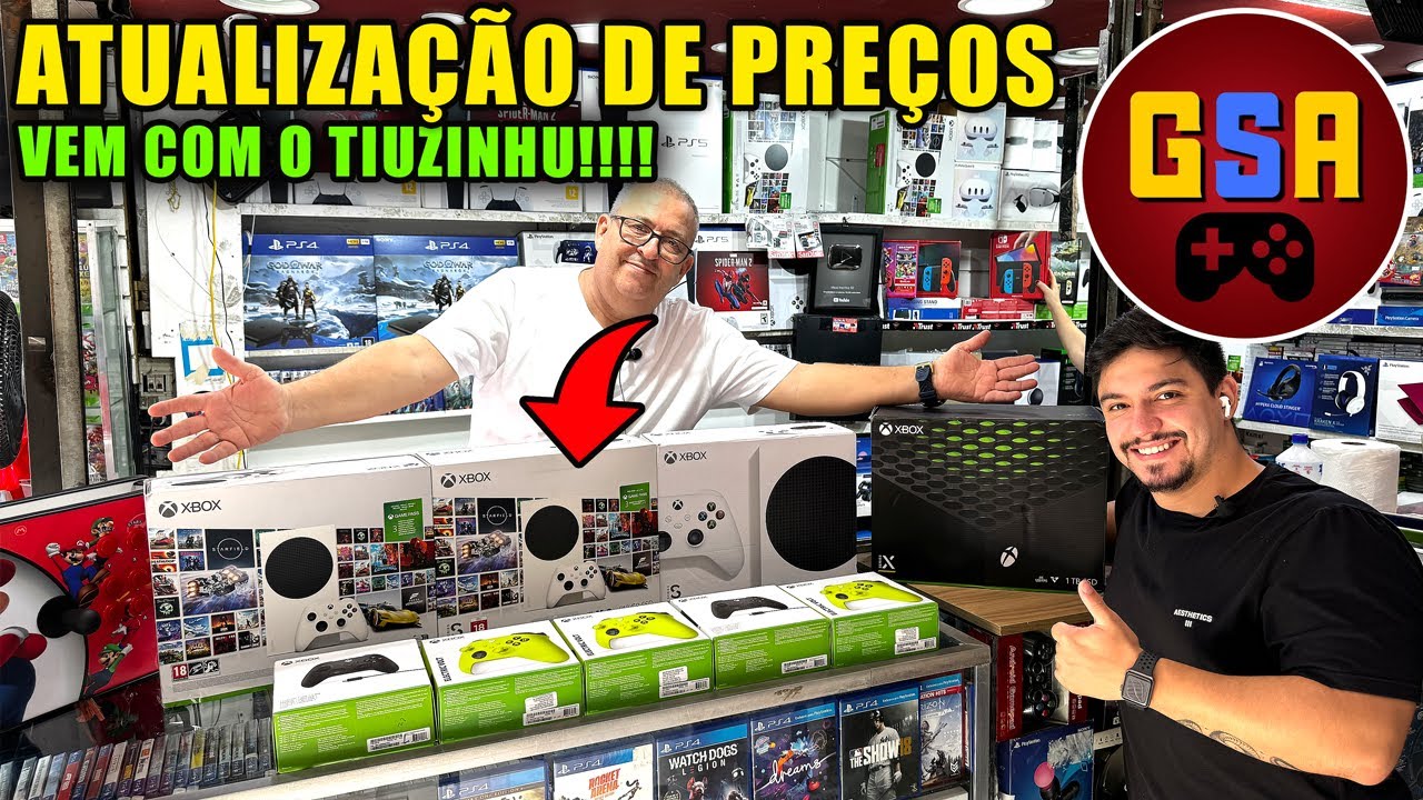 🚨 Vídeo Games🚨 Action Figures no Atacado Loja na Galeria Page do