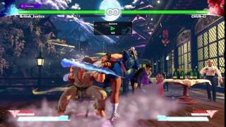 SFV Ryu - Chun-Li Super Parry (Training Mode)