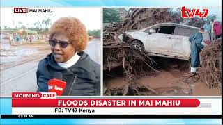Mai Mahiu: Several people taken to hospital as flash floods sweep the town