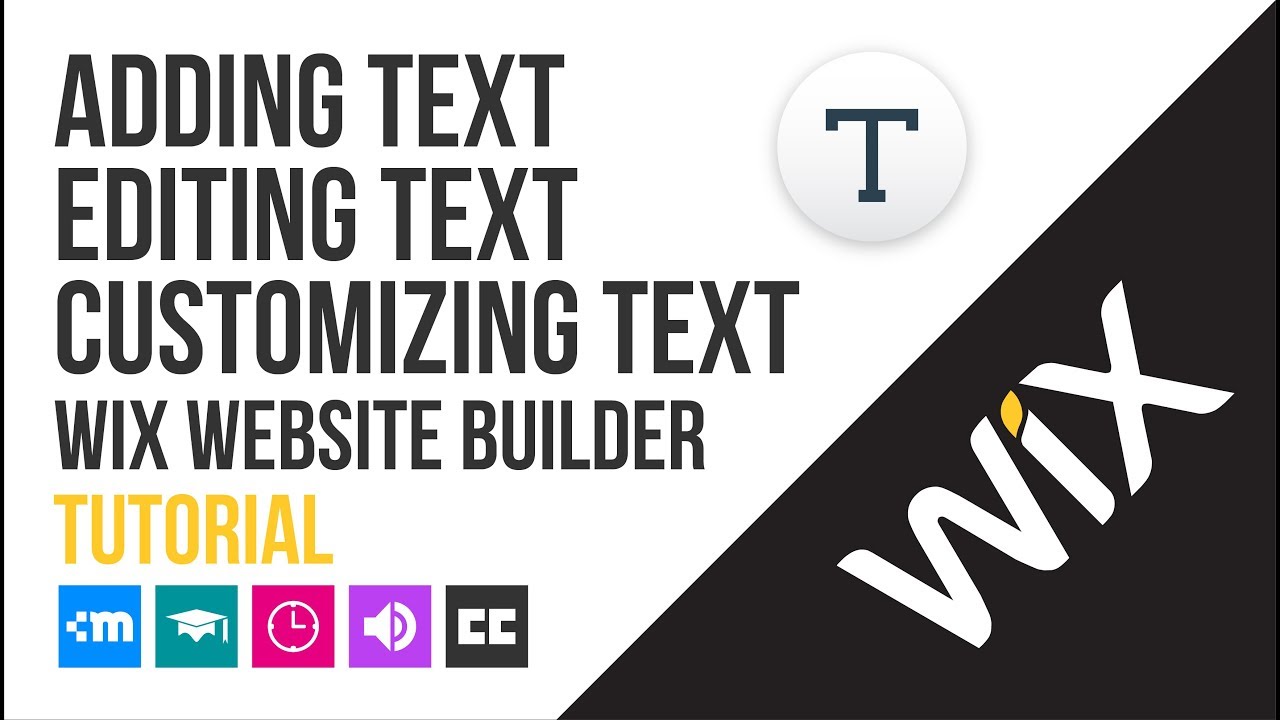 How to Adding and Customizing Your Text – WIX Website Builder