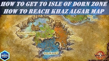 How to Get to Isle of Dorn Zone | How to Reach Khaz Algar Map | War Within | Dalaran Intro Questline