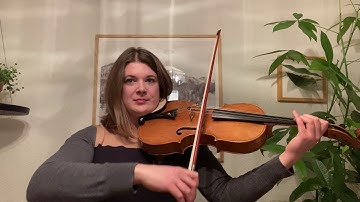 A Natural minor 1 octave scale Viola