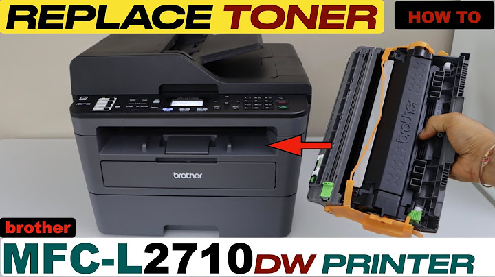 Open the scanner cover and top cover replace toner cartridge năm 2024