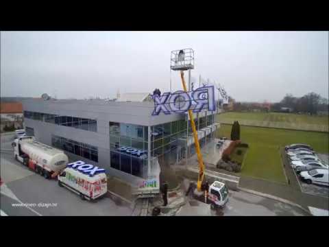 3D LED channel letters 450cm x 150cm - Rox - Zagreb, Croatia