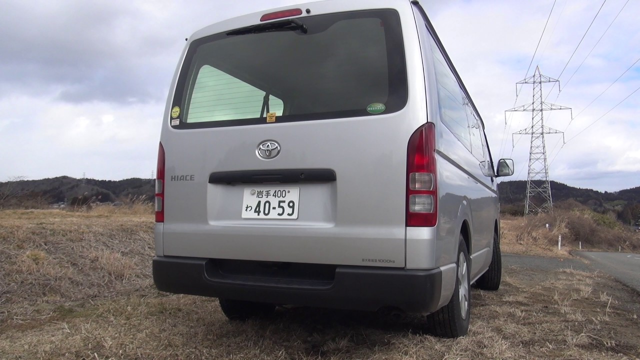 トヨタ ハイエース ディーゼル エンジン音 からふかし音 Toyota Hiace Diesel Engine Sound トヨタ のクルマ総まとめ